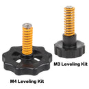 3DSWAY 3D Printer Part M3 M4 Hotbed Nut Spring Screw Leveling Kit Heated Bed Platform Level Spring Accessories for CR-10 Ender 3