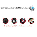 127键XDA PBT键帽英文日文俄文韩文泰文，适用于Apple MAC樱桃MX键帽，用于客制化机械键盘