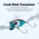 Kingdom Micro Minnow Hard Bait Topwater Fishing Lures 2.4g 35mm Z-Action High Quality Floating Popper Single Hook For Bass Pike