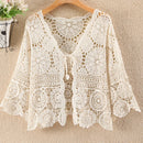 New 2026 Fashion Spring Summer Knitted Cardigan Women Sunscreen  Shawls Tops Female Loose Casual All-match Ladies Coat