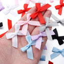 50Pcs/Lot 3.5*4cm Colourful Ribbon Bows Polyester Handmade Satin Bow DIY Sewing Crafts Decoration Gift Bouquets Party 2030