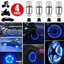 4pcs/2pcs Wheel Lights Cap Car Auto Wheel Tire Tyre Air Valve Stem LED Light Cap Cover Accessories For Bike Car Motorcycle