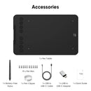 XPPen Deco Mini7 V2 Graphics Tablet 7*4.3 inch Digital Drawing Tablet 8 Key for Android Windows Mac Signature Online Learning