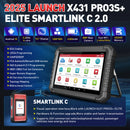 LAUNCH X431 PRO3S+ ELITE Advanced Programming TOOL J2534 CAN FD DOIP Online Coding All System car Diagnostic Tool Topology Map