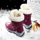 Moipheng Women Boots Winter Keep Warm Quality Mid-Calf Snow Boots Ladies Lace-up Comfortable Waterproof Booties Chaussures Femme