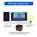 Solar Panel 1000W Kit Complete Controller 12V Safe Charge 2 USB Port Solar energy Charger for Home Camping Phone Car Yacht RV