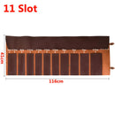 8 9 11 Slot Portable Kitchen Knife Roll Bag Foldable Camping Picnic Carry Case Chef Cooking Knife Storage Pocket Organizer Tools