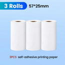 Olaf Mini Printer Paper Thermal Label Sticker 57mm HD Self-adhesive Paper for Phones Wireless Bluetooth Photo lnkless Printer