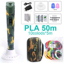 带20/30色PLA耗材的儿童3D打印笔，3D创意玩具儿童礼物，带便携包