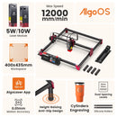 AlgoLaser Laser Engraver Cutter With Wifi Offline Control/3.5inch Touch Screen 10W Laser Engraving Cutting Machine CNC Machine