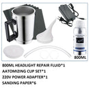 Car headlight polishing evaporator liquid Car chemicals headlight chemical polish Headlights liquid polymer lamps reg Headlights