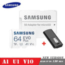 三星EVO Plus存储卡 32GB/SDHC 64GB/128GB/256GB/512GB SDXC Micro SD/TF闪存卡 MicroSD UHS-1 适用于手机无人机相机