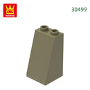 Wange 34块/批 30499 2x2x3 斜坡积木 Moc配件 兼容乐高 积木DIY拼搭 儿童玩具礼盒
