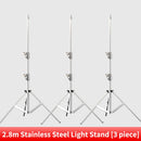 290cm Air Pressure Tripod Bearing 10kg for Camera Stainless Steel Light Stand For Ring Light Live Youtube and Photography Soft