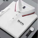 2025 Summer New Embroidered Men's Short Sleeved Polo Shirt Fashion Design Golf Top Casual T-shirt