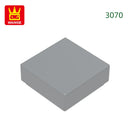 Wange 666PCS/lot 3070 1x1 Light Area Wooden Moc Loose Parts Compatible with Bricks DIY Children's Toy Assembly Gift Storage Box