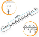 Metal Cascading Hangers Space Saving Stainless Steel Closet Wardrobe Organizer Multifunctional Magical Hook Clothes Storage Rack