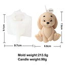 Easter Bunny Candle Mold 3D Rabbit Candle Silicone Molds Easter Bunny Resin Casting Mould for DIY Candle Making Polymer Clay