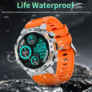 Original LIGE Smart Watch 1.53'' HD Screen Life Waterproof Sport Fitness Watches Flashlight New Men Smartwatch For Andriod IOS
