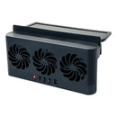 Solar Powered Car Radiator Cooling Fan with 3 Air Outlets Car Window Air Vent Fan USB Powered Auto Ventilation Fan for All Cars