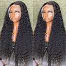 Deep Wave Frontal Wig 13x4 13x6 Hd Transparent Lace Frontal Wig 5X5 6X4 Wig 28 30 Inch Curly Lace Front Human Hair Wigs