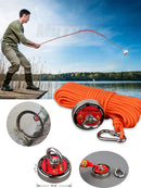 120KG Vertical Srong Neodymium Lifting Magnet Set 10M  Rope Permanant Pot Magnet D60mm Outdoor Funny Tools Fishing