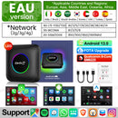 8G+128G Carlinkit CarPlay Ai Box LED 安卓13 无线安卓自动CarPlay视频电视盒 适用于大众 福特 起亚 丰田 本田 奔驰 比亚迪
