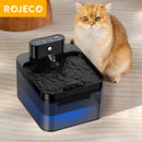 ROJECO 全自动猫咪饮水机 无线宠物饮水机 狗猫用 2.2L 红外传感器 智能宠物饮水器配件