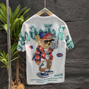 Male Tees Shirts Black Hip Hop Tops Rock Men's T-shirt Anime Print Katoen Aesthetic Clothing Chic Hot Wholesale New in Summer Xl