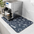 The Barista Base | Water-Absorbent Coffee Machine Mat & Dish Drying Pad