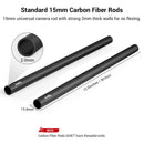 The Rig Spine | SmallRig 15mm Carbon Fiber Rods, 4 to 12 Inches, Pair