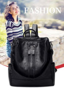 Backpack 2025 Autumn and Winter New Korean Style Trendy Casual Fashion Soft Leather Bag Multifunctional New Women's Bag