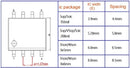 Hot selling 1pc for Sop8 wson chip download burn write probe spring needle flash eeprom chip burner cable Sop8 wson