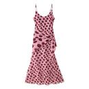 KLKXMYT Elegant Women Printed Slip Long Dress Sleeveless Backless Sexy Midi Dress Detachable Scarf Female Evening Party Dresses