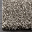 Safavieh Milan Shag 系列地毯 - 6' X 9'，灰色，纯色设计，不掉毛，易于打理，2 英寸厚，适合高人流量区域