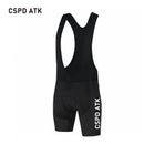 CSPD ATK men's cycling sportswear set summer lightweight cycling jersey sponge cushion cycling bib MTB cycling suit