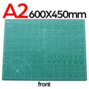QJH 60*45cm A2 PVC切割垫板 耐用自愈式 DIY缝纫学生美术纸雕刻垫皮革工艺工具