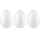 2/3/4 Pcs 15cm 20cm DIY Eggs White Foam Balls Eggs Easter Modeling Shapes Egg Ornaments Kids Painting Party Decorations
