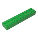 Gobricks 10PCS Bricks Parts 2 x 10 Compatible with 3006 92538 pieces of children's toys Assemble Building Blocks Technical