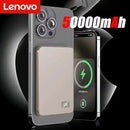 Lenovo Magnetic Magsafe Power Bank 500000mAh PD22.5W Wireless Quick Charging Portable External Battery for iPhone