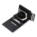 2023 For Apple Airtag Wallet Men Carbon Fiber Fashion ID Credit Card Holder Rfid Slim Airtag Slide Wallet Designer Cardholder