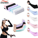 1Pair UV Sun Protection Compression Arm Sleeves,Cooling for Men Women Summer Sunblock,for Driving,Fishing,Cycling,Hiking