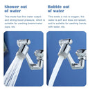 Metal Copper 1080° Rotation Faucet Aerator Extender Swivel Robotic Arm Faucets Sprayer Head Nozzle Kitchen Tap Saving Water