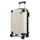 KONO 65x42x26cm Medium Grow Suitcase Lightweight Hard Case 65L Trolley suitcase with 4 Twin wheels ABS