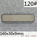 Widened diamond sharpening stone compatible with fixed-angle sharpener for kitchen knives and outdoor tools, portable sharpening