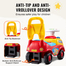 SucceBuy Toddler Ride On Push Car Sit to Stand Kids Ride On Toy Car with Music Steering Wheel Seat Storage for Toddlers