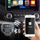 2 in 1 Wireless CarPlay Android Auto Adapter Smart USB Dongle Auto Connect Plug & Play Adapter for Factory Wired CarPlay Cars