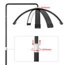 FOSOTO FT-Y9II 25inch 35W Led Lash Dual Color Light Half-Moon Light Ring Light For Tattoo Beauty Salon Eyelash Makeup Haircut