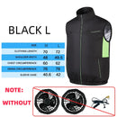 2024 Cooling Vest Ice Fan Vest Heat Resistant Sleeveless Workwear Breathable Wearable Cooling Fan Vest for Hot Weather Work