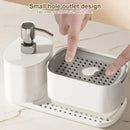 The Kitchen Sentinel | Compact Sponge Holder with Soap Dispenser